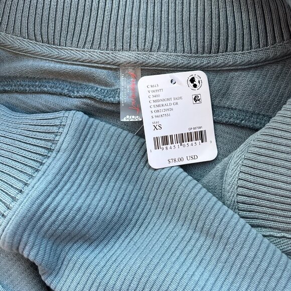 CURRENT - NWT - FP Movement - So Fly Henley Layer - XS - Midnight Jade - Picture 5 of 6